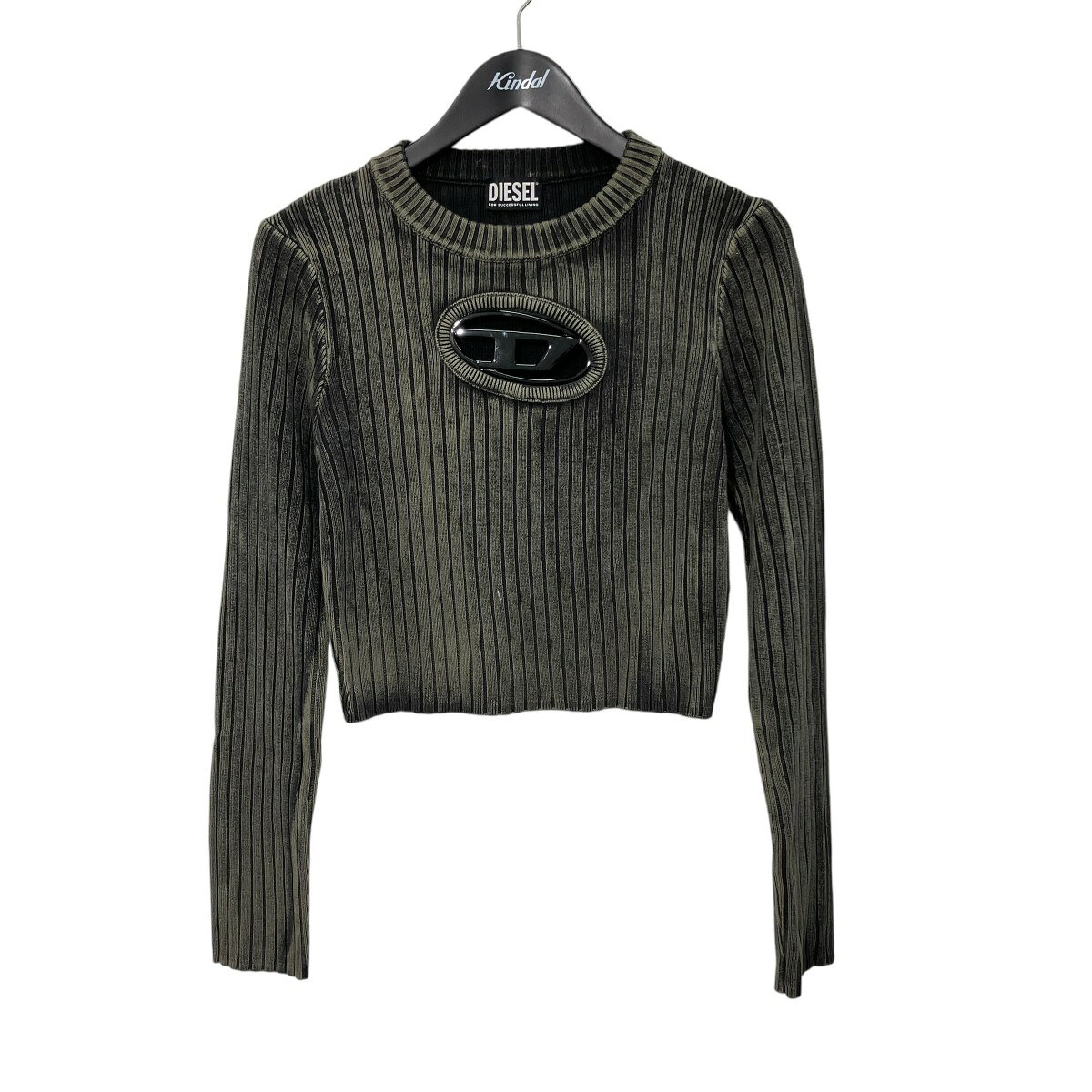 DIESEL ディーゼル 半袖ニット ロゴ ダークグレー Mサイズ y2k DIESEL ディーゼル 半袖ニット ロゴ ダークグレー Mサイズ y2k DIESEL