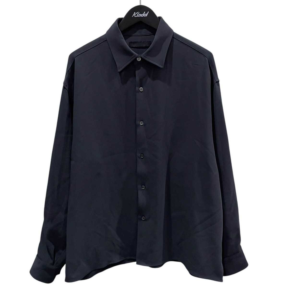 NAMELESSNESS　26SS 長袖シャツ triacetate Airy shirts トリアセテート エアリー シャツ 26050596109020 グレー サイズ：2 （ネイムレス）