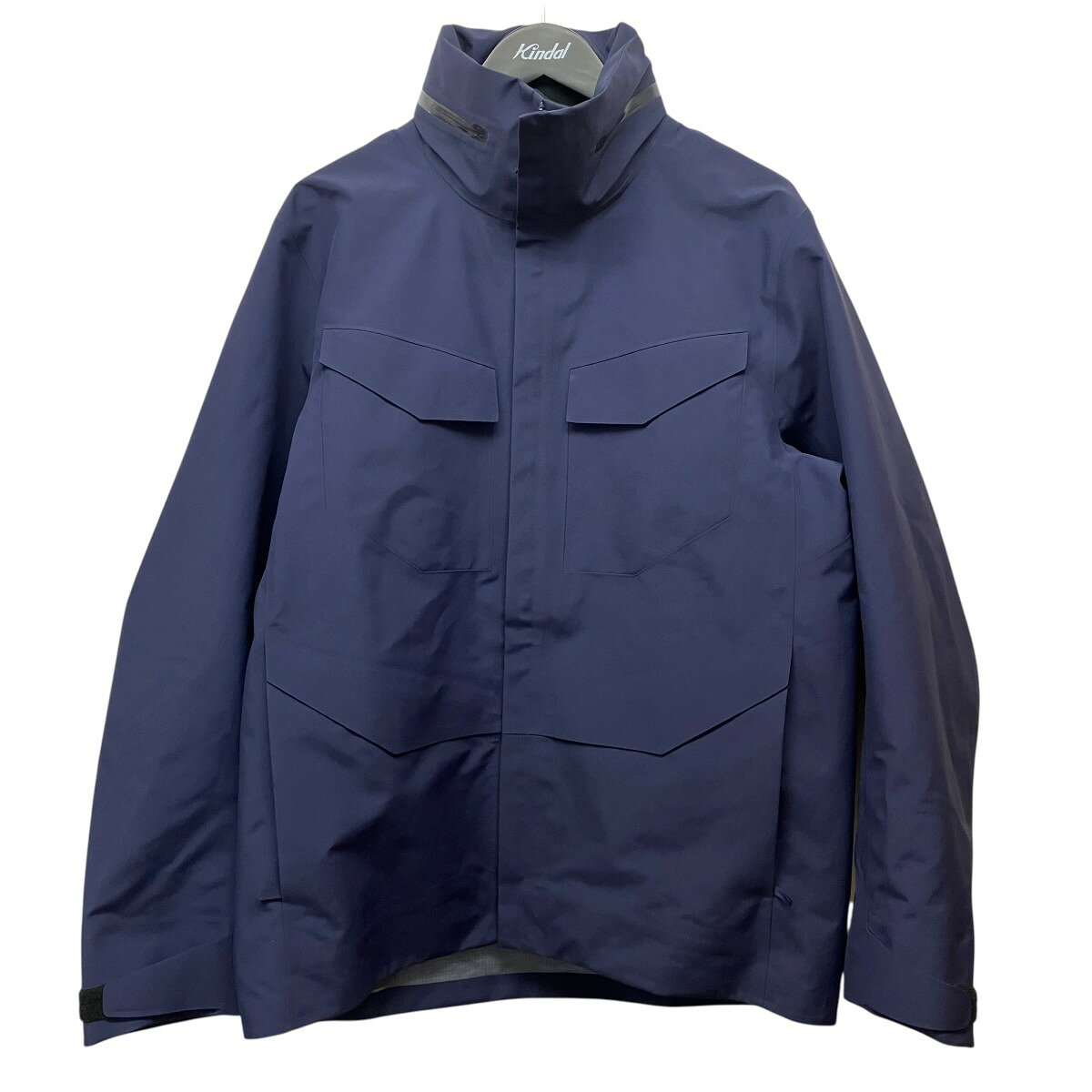 ARC’TERYX VEILANCE　FIELD JACKET ジップアップナイロンフードジャケット X000009942 ネイビー サイズ：S （アークテリクスヴェイランス）