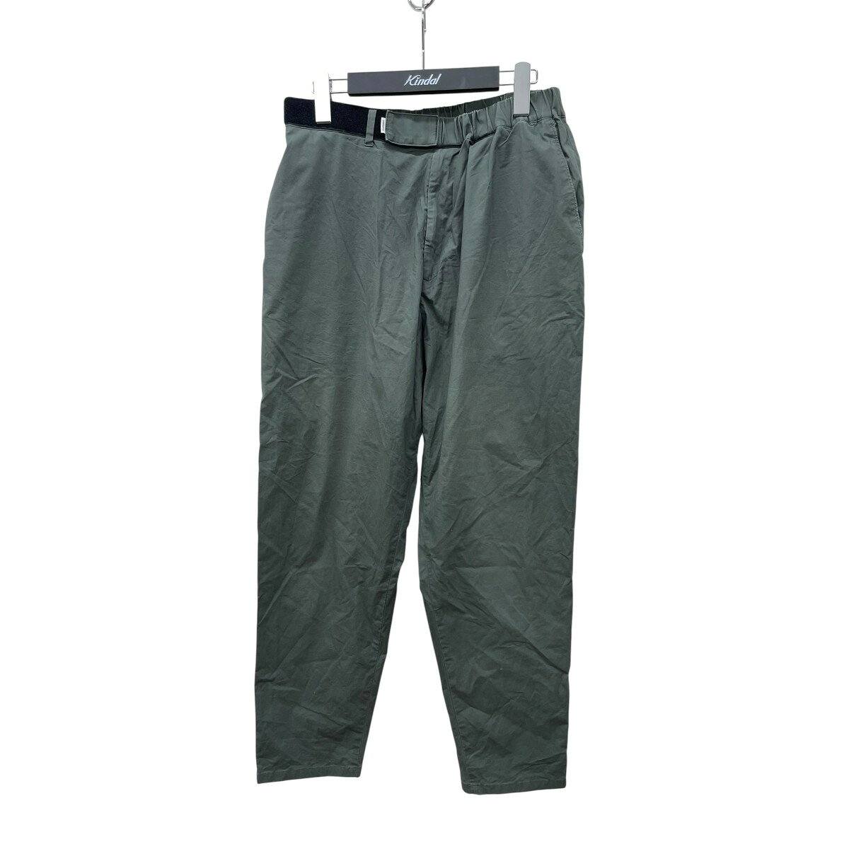 Graphpaper　Stretch Typewriter Slim Waisted Chef Pants イージーパンツ GM221-40106B カーキ サイズ：FREE （グラフペーパー）