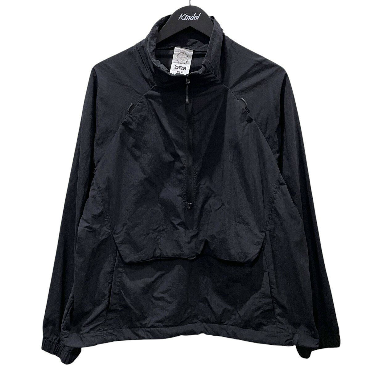 NORMAL EXPERT　24SS ハーフジップナイロンジャケット 300 BLOUSON 300ブルゾン NEX24-J01 ブラック サイズ：M （ノーマルエキスパート）