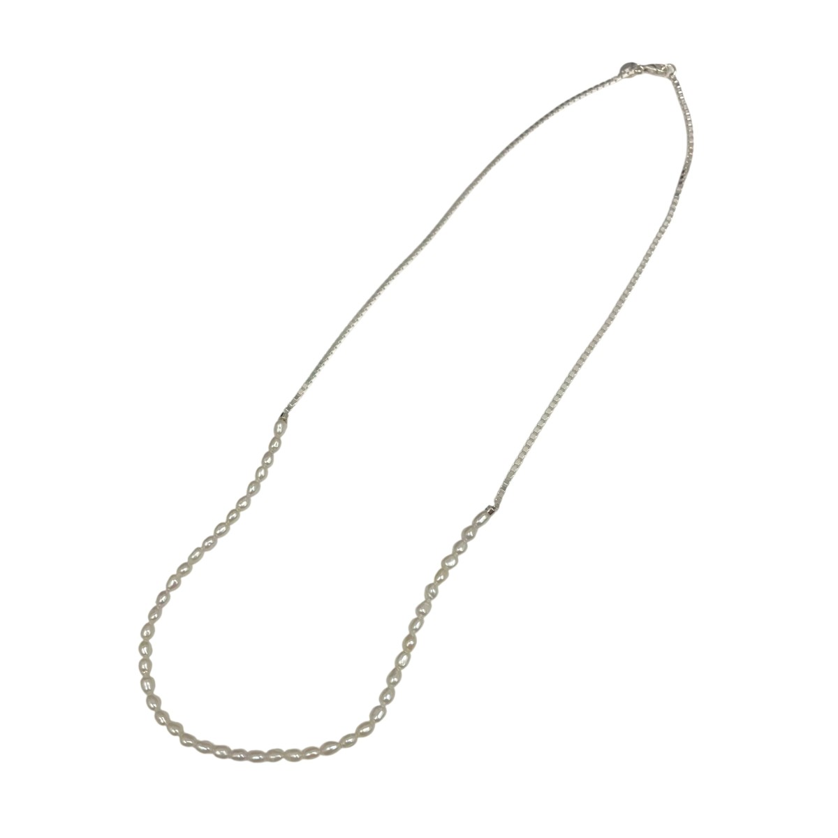 ERA．　TWNKL PAS NECKLESS ネックレス SL048 シルバー×ホワイト （エラ）