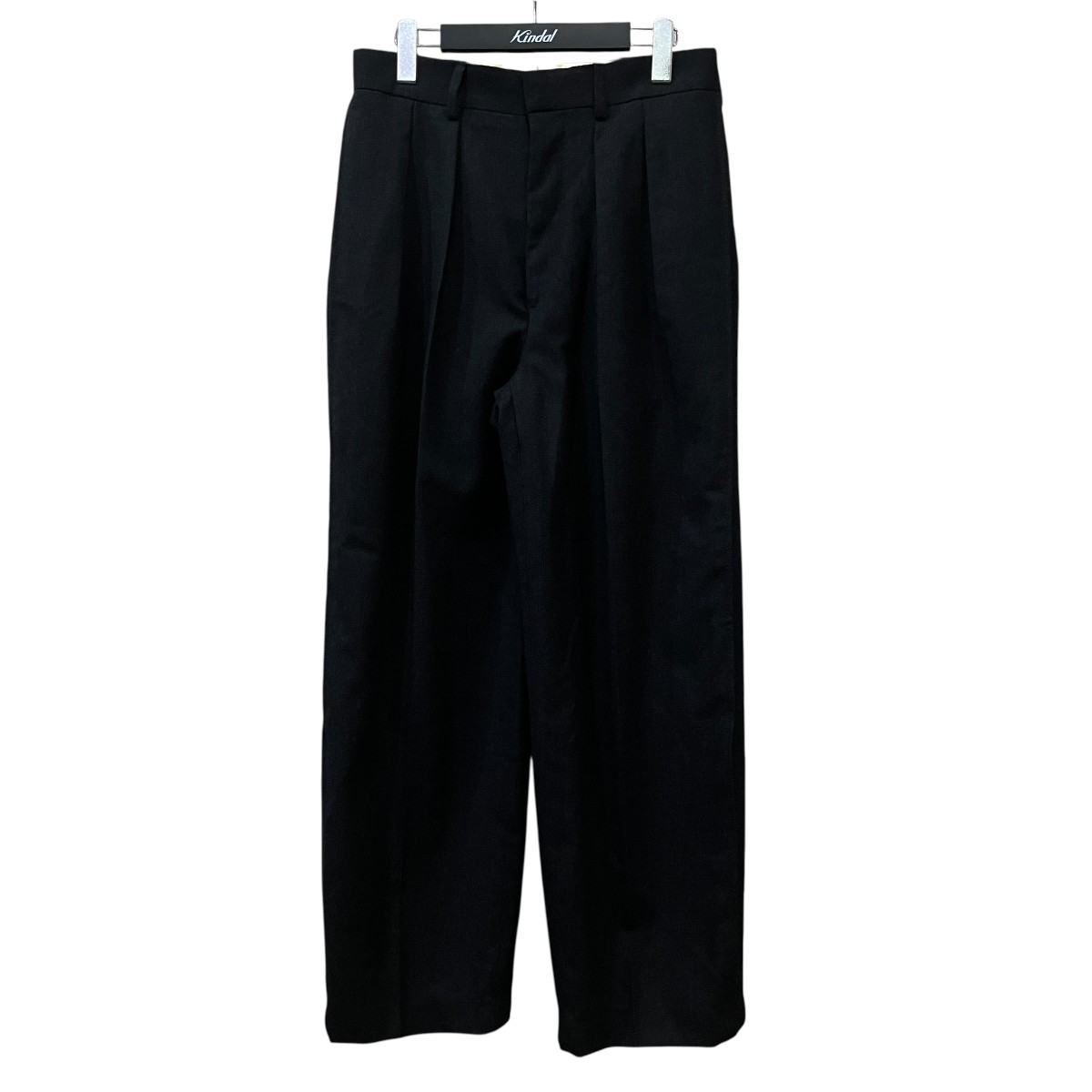 【中古】NICENESSウールパンツ NN-1302T14 ブラック サイズ：S【価格見直し】