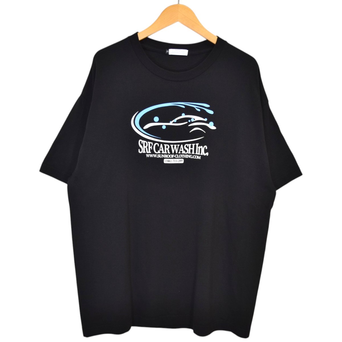 sunroof　プリントTシャツ ブラック サイズ：XL （サンルーフ）