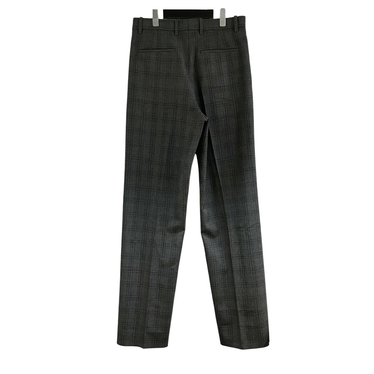 ブランド古着のカインドオルの【中古】JIL SANDER　ウールチェックスラックス グレー サイズ：46 【280726】（ジルサンダー）｜アングル3