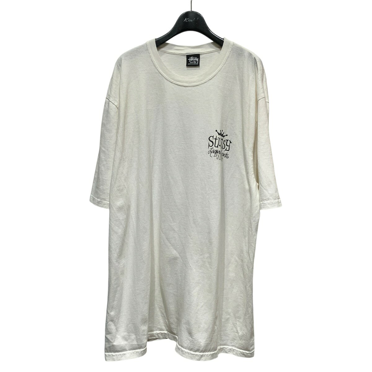 【中古】stussy　25SS Beach House Pigment Dyed T-Shirt バックプリントTシャツ ホワイト サイズ：XL 【290726】（ステューシー）