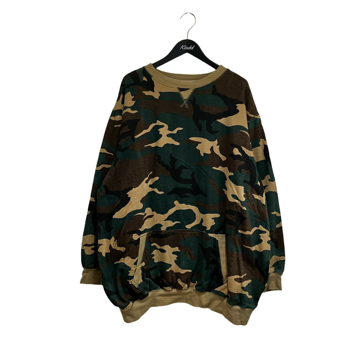 【中古】KINGSIZE　90S 長袖トレーナー 65-5753-2 マルチカラー サイズ：2XL 【290726】（キングサイズ）