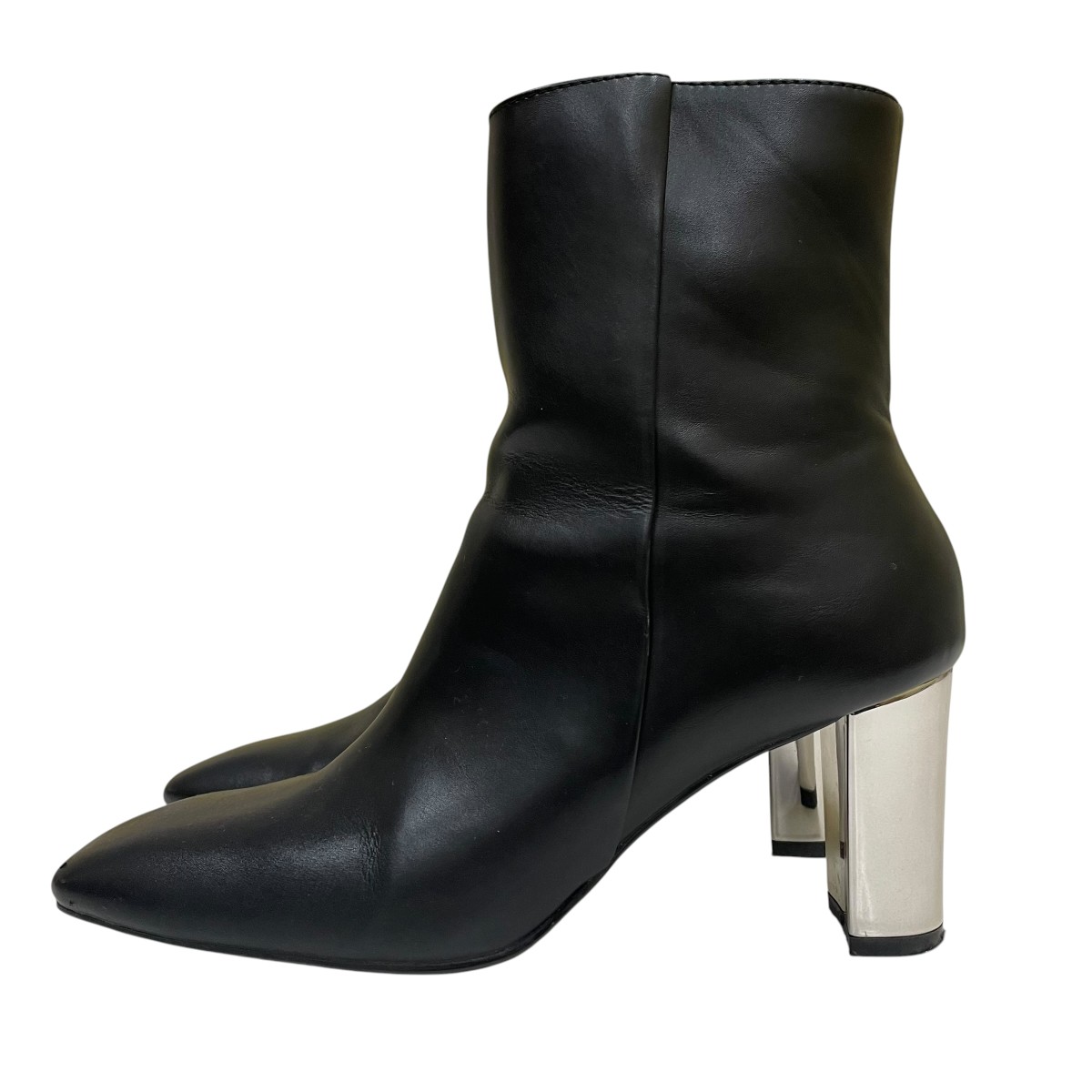 【中古】Mila Owen　メタルヒールショートブーツ ブーツ 09WGS225509 ブラック サイズ：37 【290726】（ミラオーウェン） kind-u-13603592 ブランド古着のカインドオル サンプル画像2