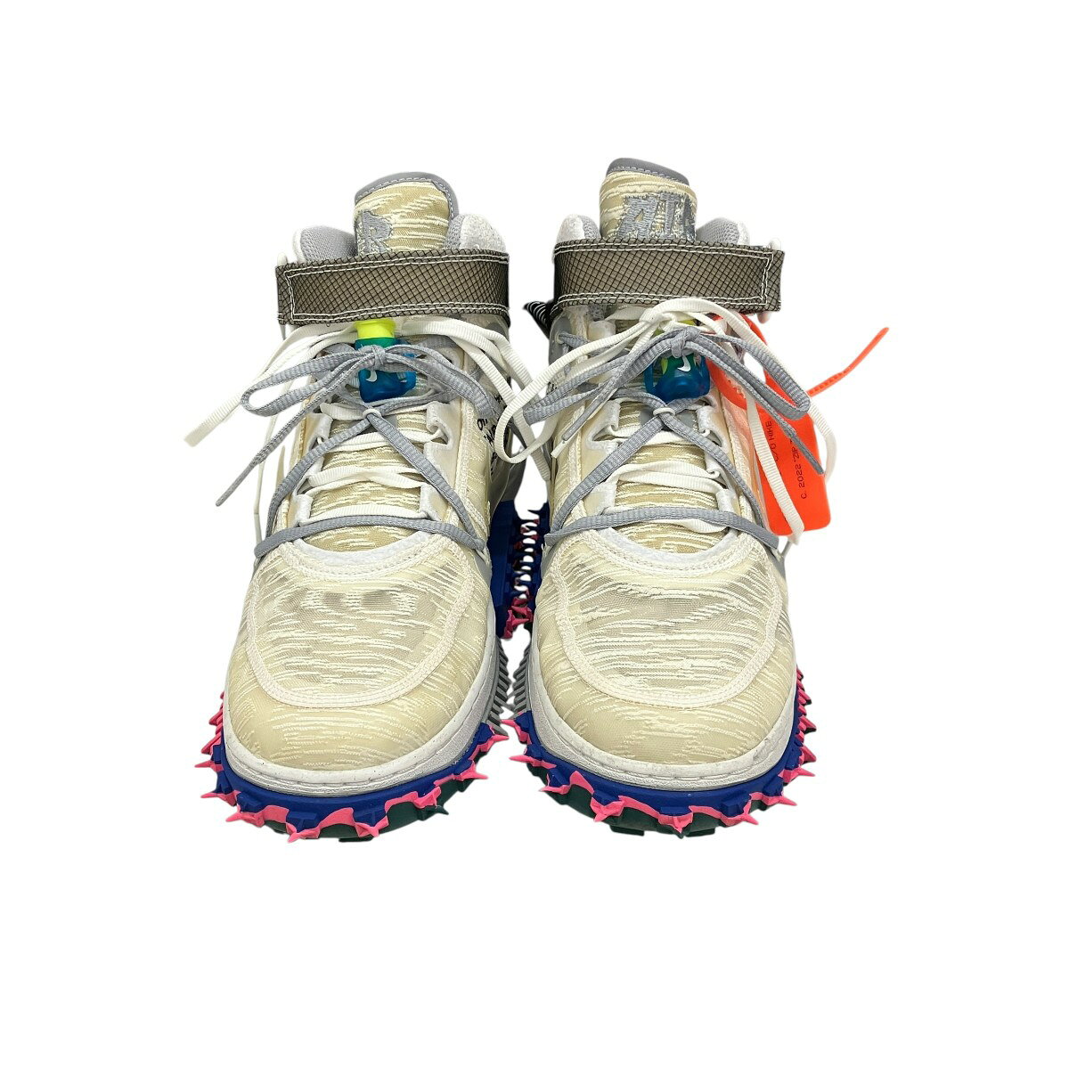ブランド古着のカインドオルの【中古】OFFWHITE×NIKE【AIR FORCE 1 MID SP】 スニーカー DO6290-100 ホワイト サイズ：28cm【価格見直し】｜アングル2