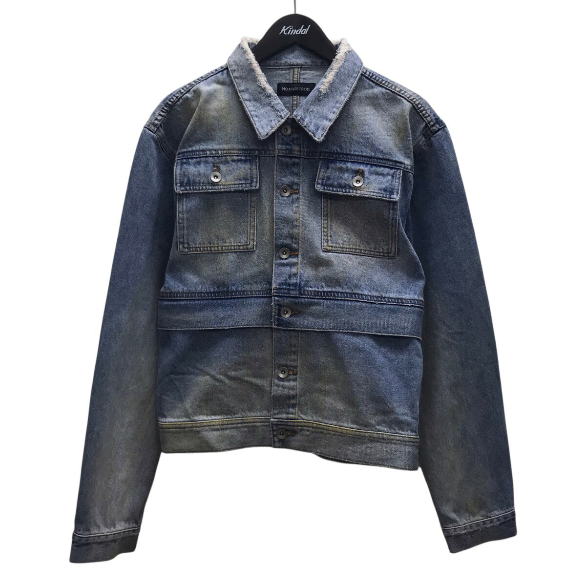 【中古】NO MASS PROD　デニムジャケット ブルー サイズ：XL 【030826】（ノーマスプロッド）