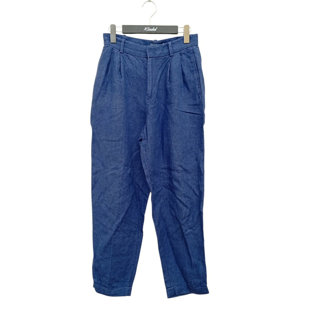【中古】POLO RALPH LAUREN　リネンパンツ 0200011847 ネイビー サイズ：0 【030826】（ポロラルフローレン）