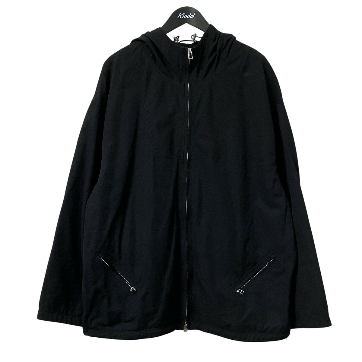 【中古】BIBLIOTHERK　25AW フーデッドジャケット BR OT07 AW25 01 ブラック サイズ：3 【050826】（ビブリオテーク）