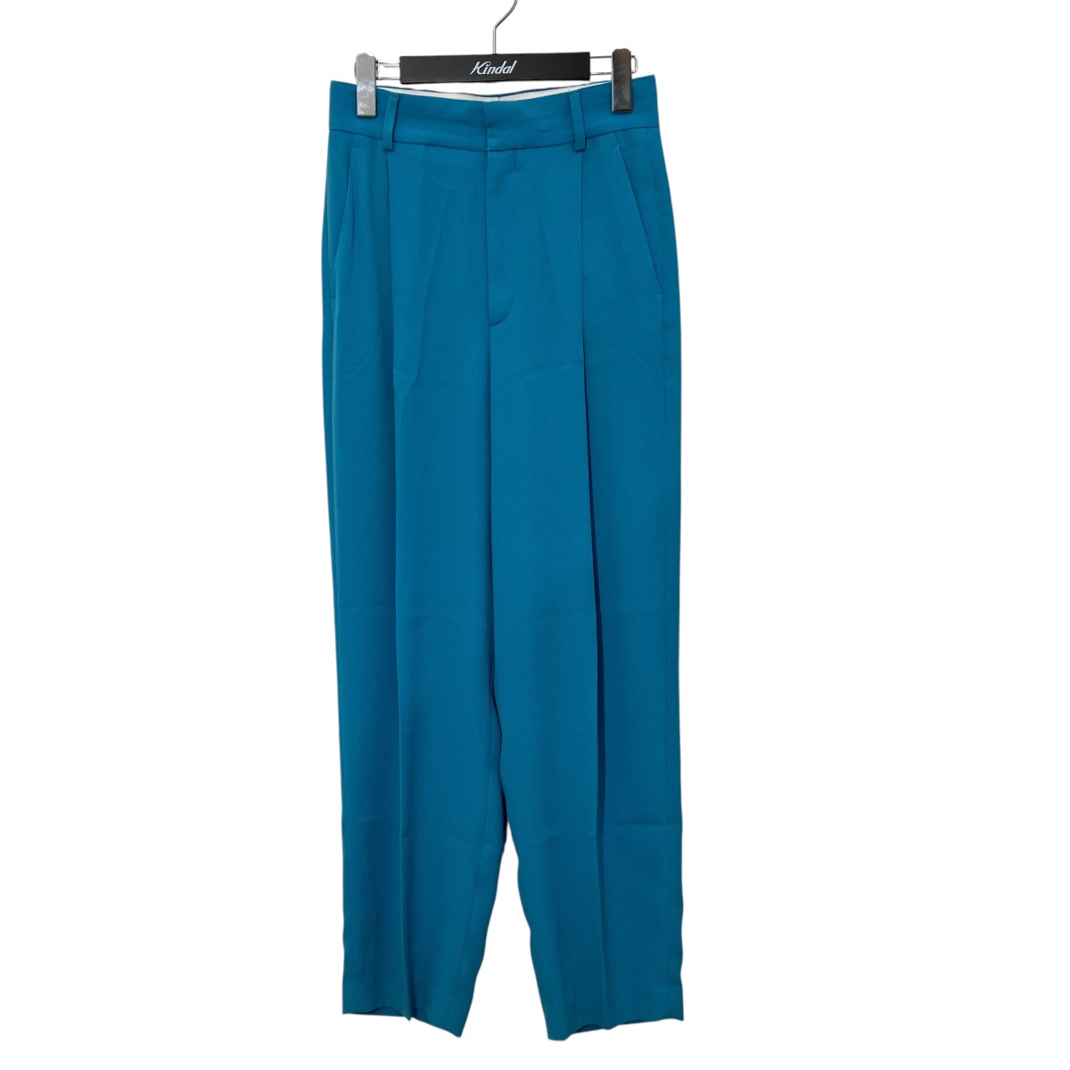 【中古】6(ROKU) BEAUTY＆YOUTH GEORGETTE TUCK PANTS 2 タックパンツ 8614-202-0300 スカイブルー サイズ：36 【050826】（ロク ビューティーアンドユース）