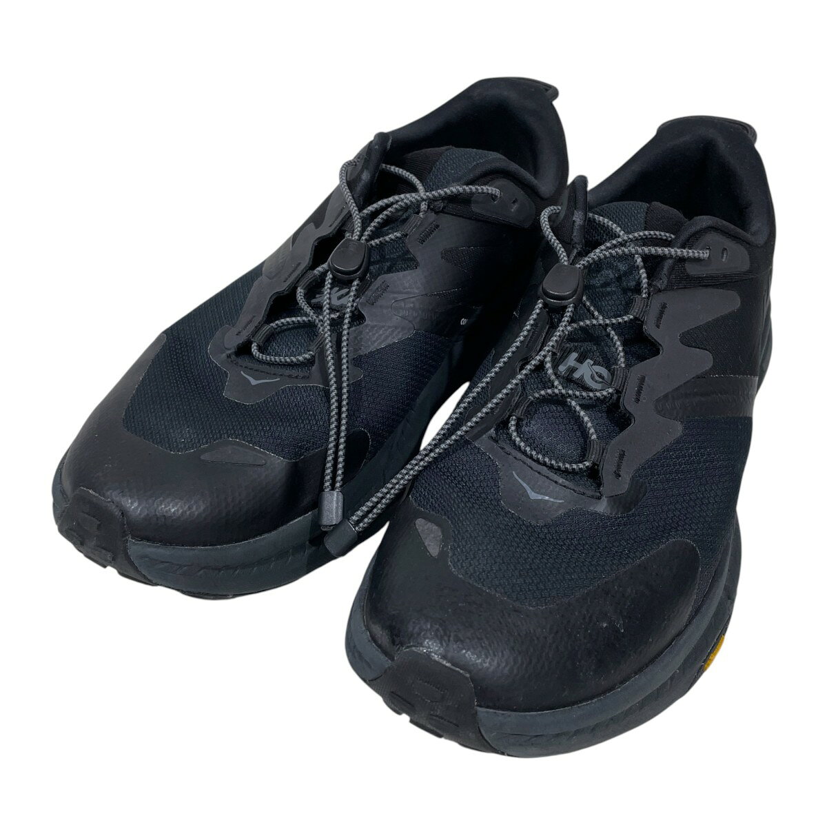 【中古】HOKAONEONEスニーカー TRANSPORT WIDE トランスポート ワイド 1164370 ブラック サイズ：27.5cm【価格見直し】