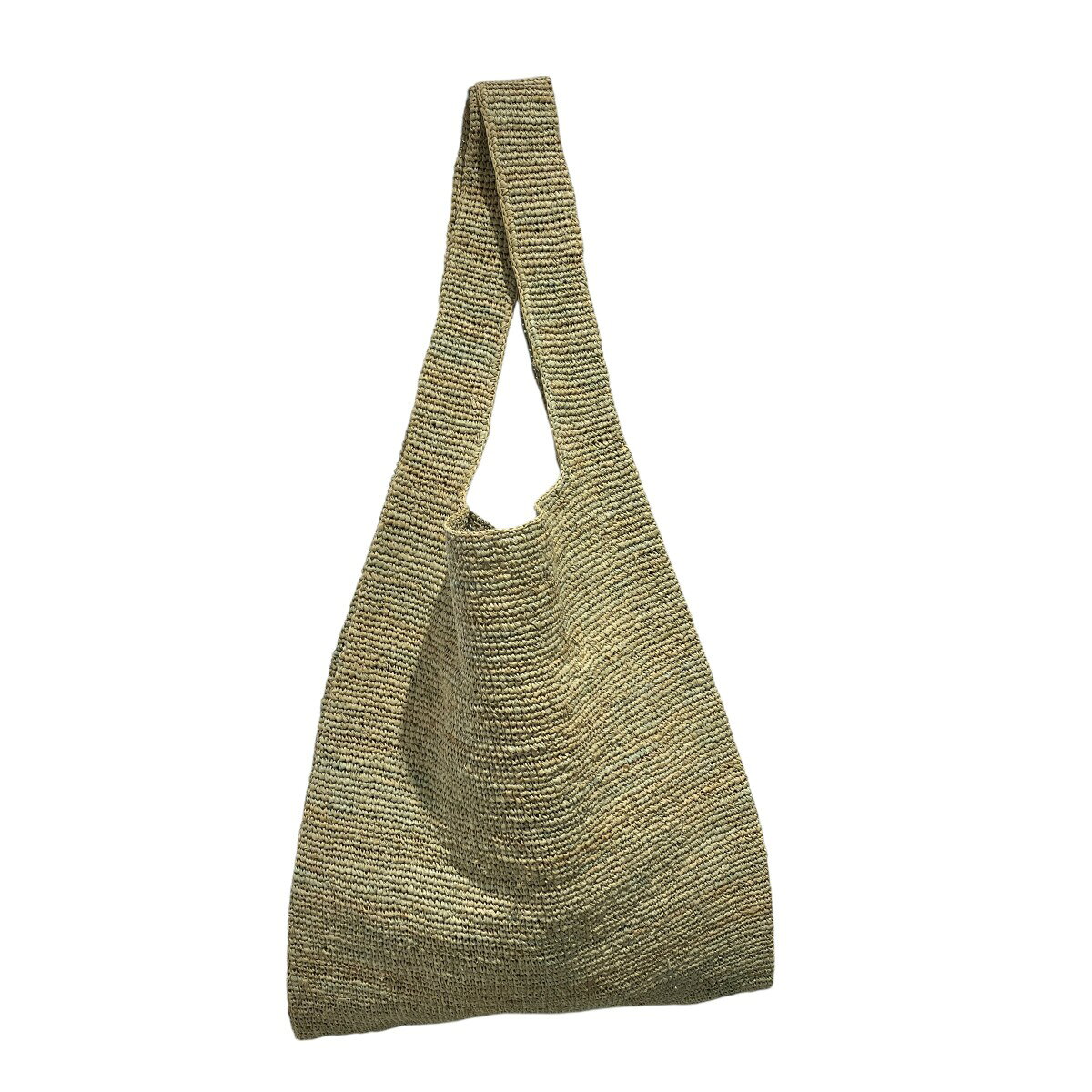 【中古】seya．　RAFFIA SHOPPING BAG トートバッグ TKFA003-1 ベージュ 【170826】（セヤ）