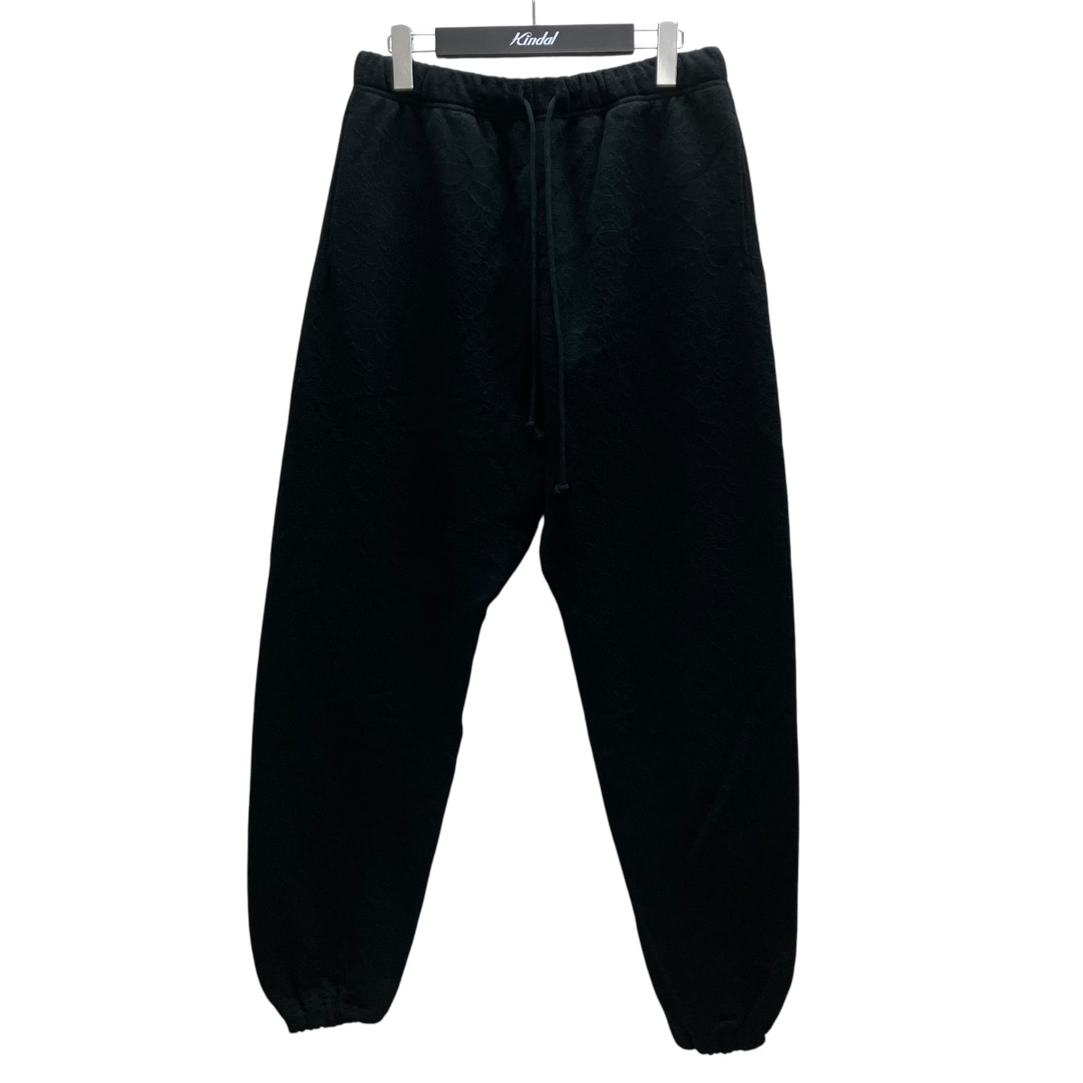 【中古】MONONOKE made　SWEAT PANTS FLOWER イージーパンツ ブラック サイズ：M 【270826】（モノノケメイド）