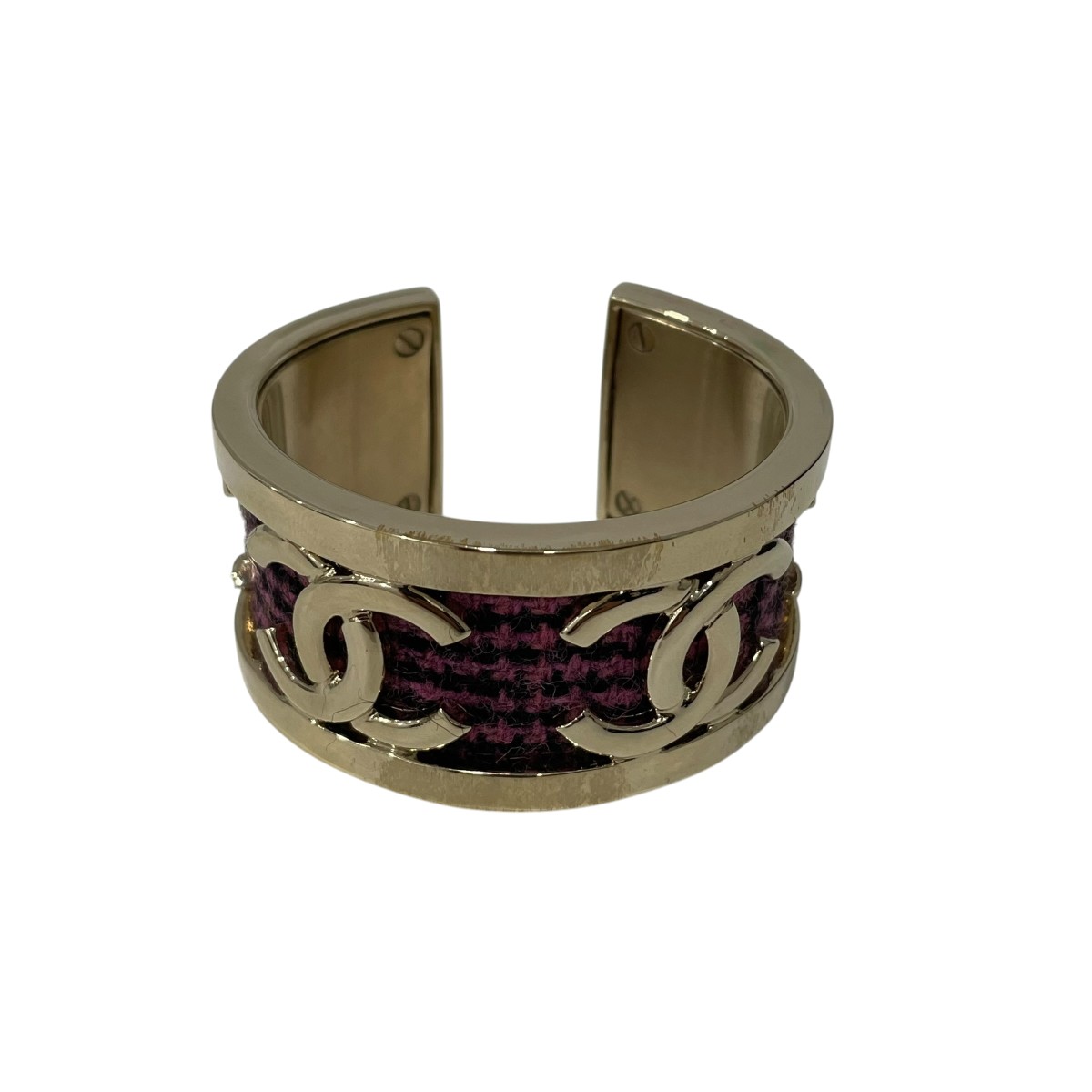 【中古】CHANEL　バングル AB9487B22K ショッキングピンク 【280826】（シャネル）
