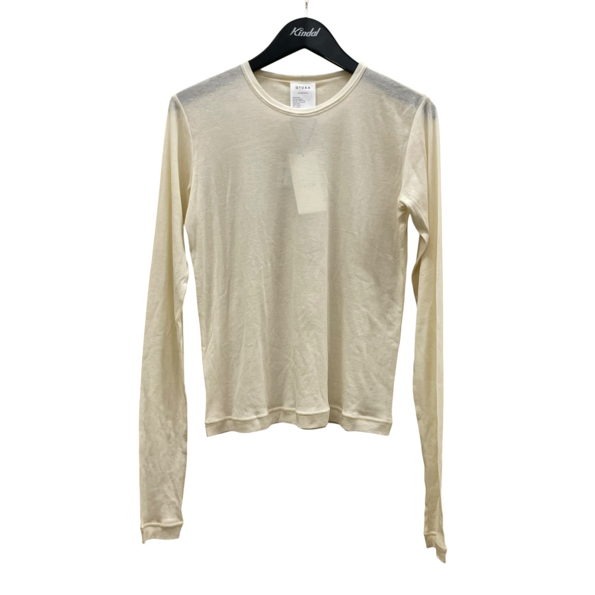 【中古】otoaa　長袖Tシャツ 16363-0399 アイボリー サイズ：Free 【280826】（オトアー）