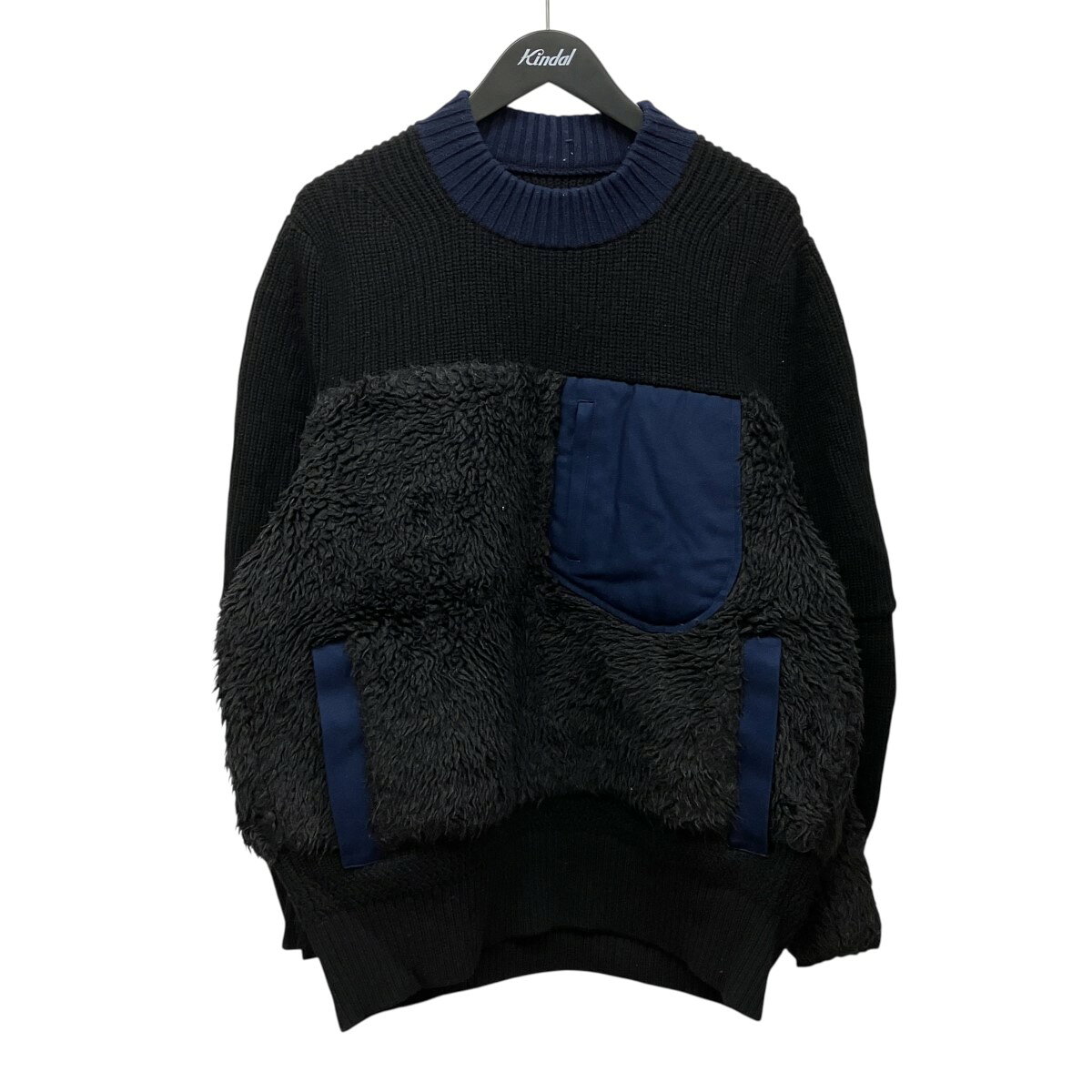 楽天市場】sacai(サカイ)（カラーブラック）（ニット・セーター