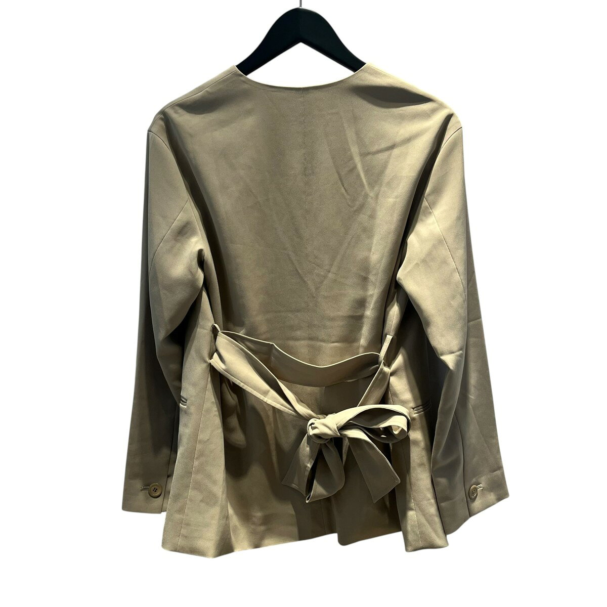 【中古】Mila Owen　無地 ノーカラージャケット 09WFJ201202 カーキ サイズ：0 【140926】（ミラオーウェン） kind-u-13642188 ブランド古着のカインドオル サンプル画像2