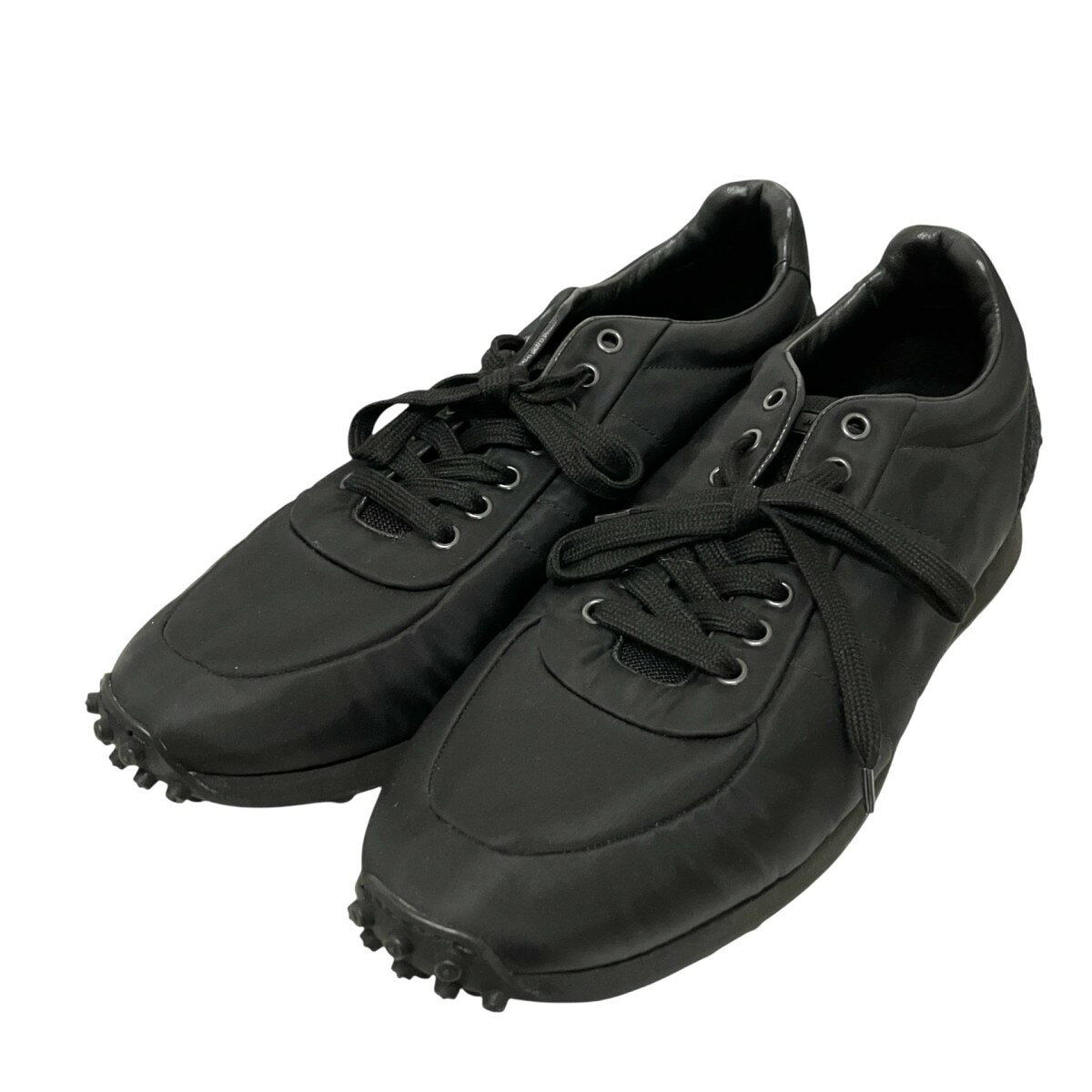 BURBERRY ローカットスニーカー ITLEOSH074CAS ブラック サイズ：46 （バーバリー）