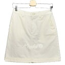 【中古】MIRROR OF Shinzone 2013S/S コットン スカート クリーム サイズ:36 【280219】(ミラーオブシンゾーン)