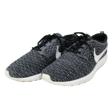 【中古】NIKEFLYKNIT ROSHERUN　677243-010　スニーカー　シューズ グレー他 サイズ：26cm