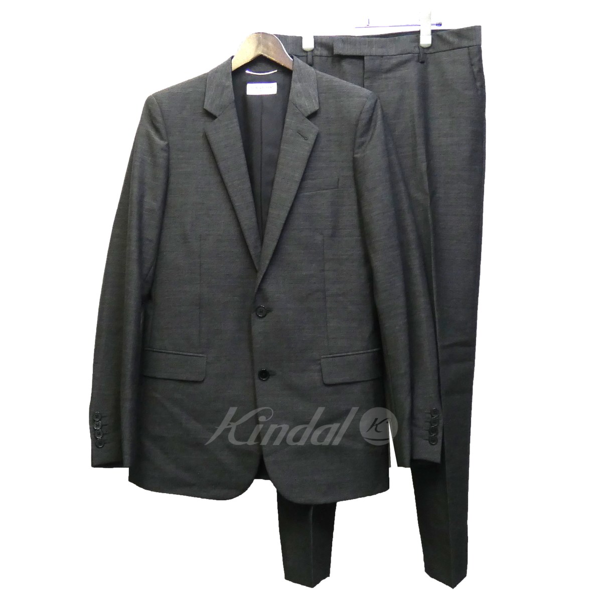 【中古】SAINT LAURENT PARIS13AW 330255 セットアップスーツ グレー サイズ：48／48【2月20日見直し】