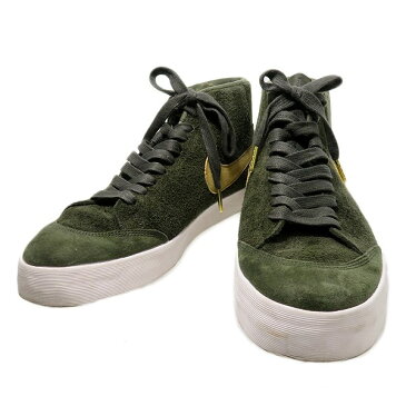 【中古】NIKE SB×We Club 58【AH6158-369】ZOOM BLAZER MID QS　スニーカー カーキ サイズ：29cm【2月24日見直し】