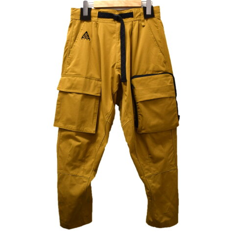 【中古】Nike ACG　2019AW WOVEN CARGO PANTS カーゴパンツ マスタード サイズ：S 【180120】（ナイキエーシージー）