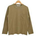 【中古】JOURNAL STANDARD ポケット ロングスリーブカットソー ベージュ サイズ:M 【210520】(ジャーナルスタンダード)