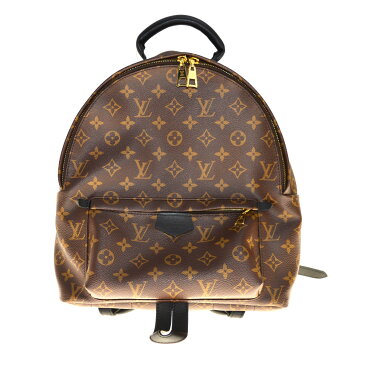 【中古】LOUIS VUITTONモノグラム パームスプリングスMM M41561 バックパック ブラウン 【12月28日見直し】
