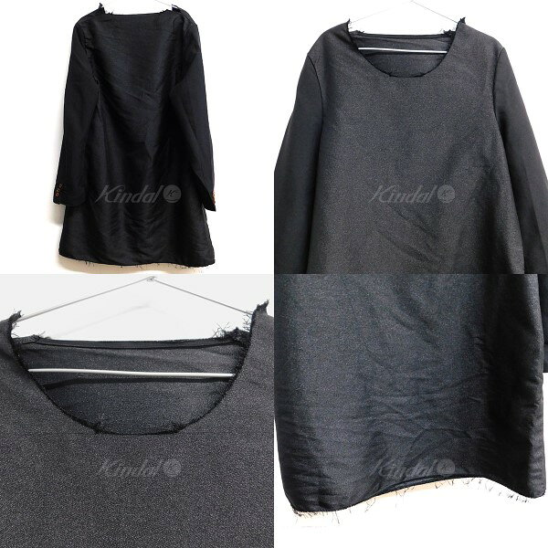 【中古】COMME des GARCONS HOMME PLUS2019AW カットオフ加工プルオーバー切替ジャ...