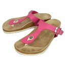 【中古】BIRKENSTOCK Gizeh ギゼ サンダル ピンク サイズ：38 【120620】（ビルケンシュトック）