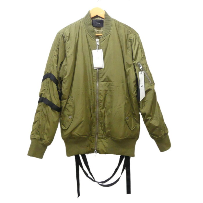 【中古】stampD　Strapped Bomber JKT　MA-1ジャケット カーキ サイズ：L 【011020】（スタンプド）