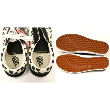 【中古】VANS OLD SKOOL Primary Checkオールドスクール チェッカーフラッグスニーカー ブラック×ホワイトBlk/White サイズ:US9.5(27.5cm) 【050221】(バンズ)