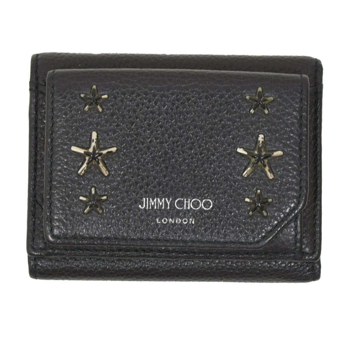 【中古】JIMMY CHOOBEALE スタースタッズ スモールウォレット BEALE UUF ブラック サイズ:-【価格見直し】