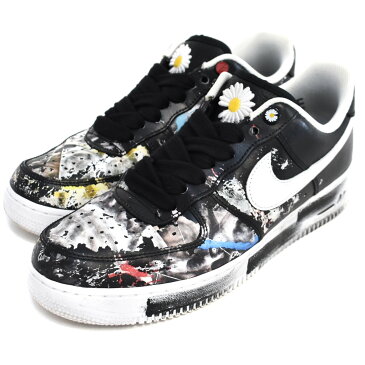 【中古】NIKE×PEACEMINUSONE AIR FORCE 1 07 PARA-NOISE ブラック サイズ:28cm 【250821】(ナイキ×ピースマイナスワン)