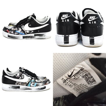 【中古】NIKE×PEACEMINUSONE AIR FORCE 1 07 PARA-NOISE ブラック サイズ:28cm 【250821】(ナイキ×ピースマイナスワン)