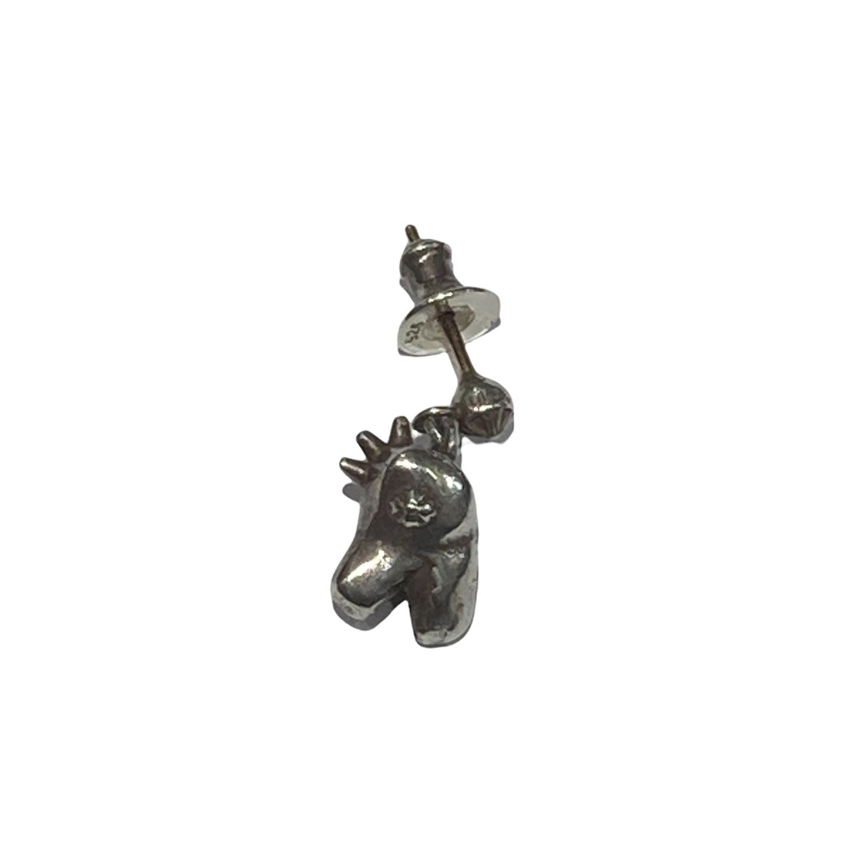 【中古】CHROME HEARTSDINO HEAD DROP 恐竜 ピアス シルバー【価格見直し】