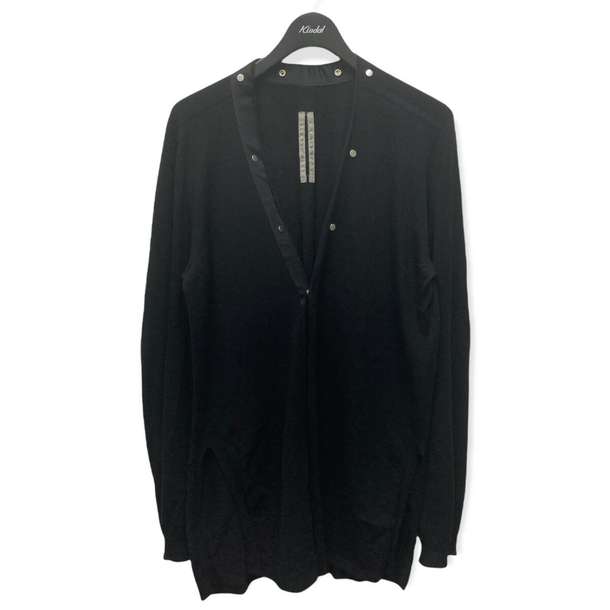 【中古】Rick Owens20SS｢LS V NECK SNAP CARDIGAN｣ スナップカーディガン ブラック サイズ：XXL【価格見直し】