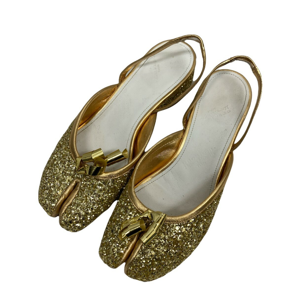 【中古】Maison Margiela 22　足袋グリッターサンダル ゴールド サイズ：35 【310322】（メゾンマルジェラ 22）のサムネイル