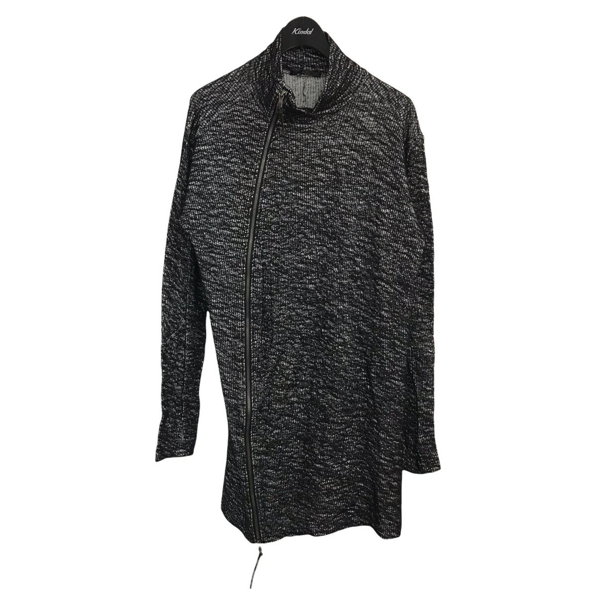 【中古】the viridi-anne2016AW 「Cotton Wool Mixed Knit ZIP Long Cardigan」 グレー サイズ：3【価格見直し】
