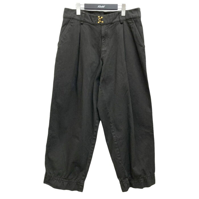 【中古】kolor　22SS　1 PLEATS CHINO WIDE PANT　チノワイドパンツ D-Dark Brown サイズ：2 【230422】（カラー）