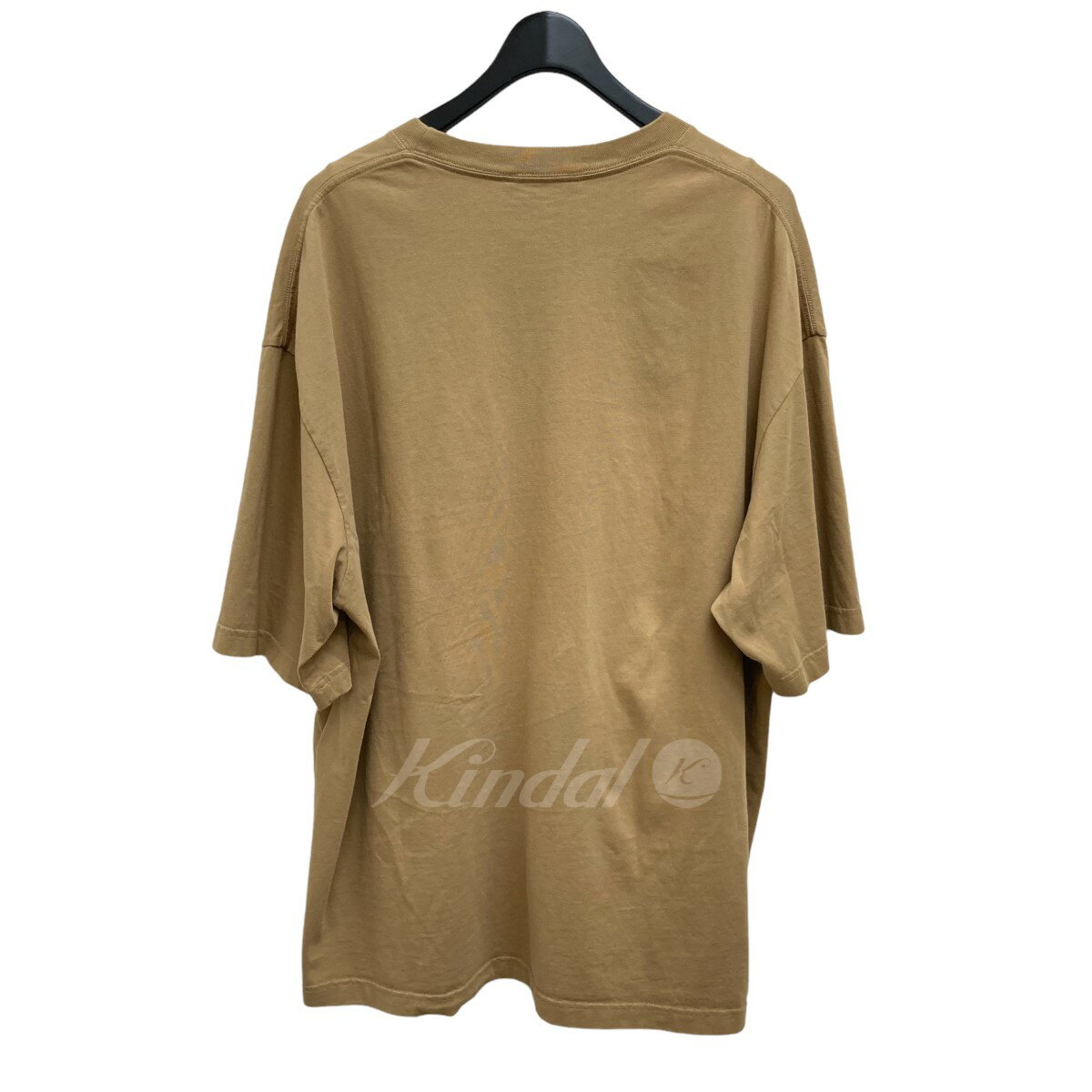 【中古】BALENCIAGA　612966 ロゴTシャツ ベージュ サイズ：XXL 【180522】（バレンシアガ）