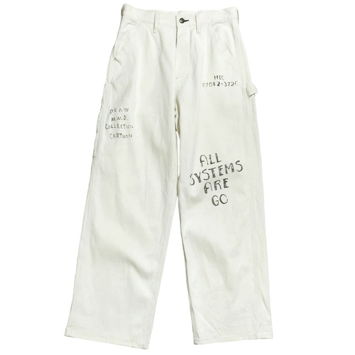 【中古】PAY DAY×FRAMeWORK　2022SS 別注 PAINT パンツ2 ホワイト サイズ：L 【180522】（ペイデイ×フレームワーク）のサムネイル