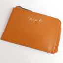 【中古】discord yohji yamamoto Plain short wallet ブラウン 【250522】（ディスコード ヨウジヤマモト）