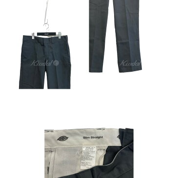 【中古】Dickies　873 Slim Fit Straight Leg Work Pants グレー サイズ：W32 【280522】（ディッキーズ）