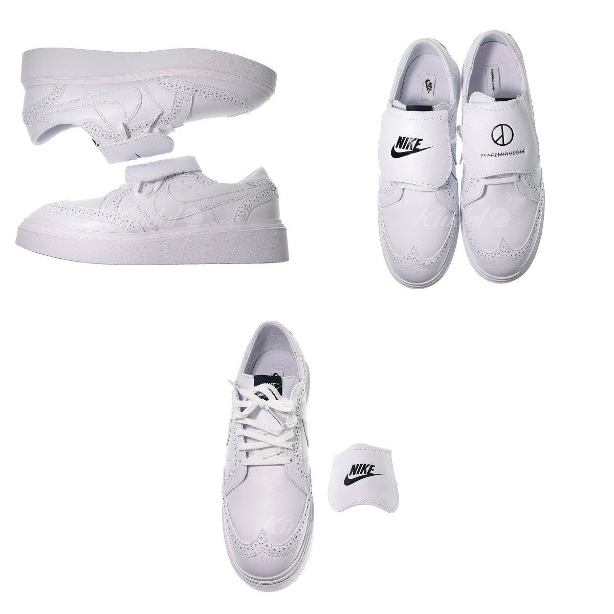 【中古】NIKE×PEACEMINUSONE　【DH2482-100】KWONDO 1 White　スニーカー ホワイト サイズ：28cm 【060622】（ナイキ×ピースマイナスワン）