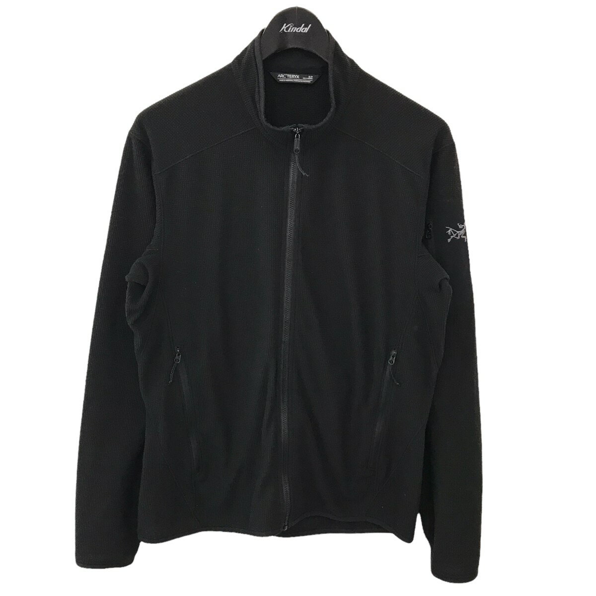 【中古】ARCTERYX「DELTA LT JACKET／デルタジャケット」 POLARTECマイクロフリースジャケット ブラック サイズ：S【価格見直し】